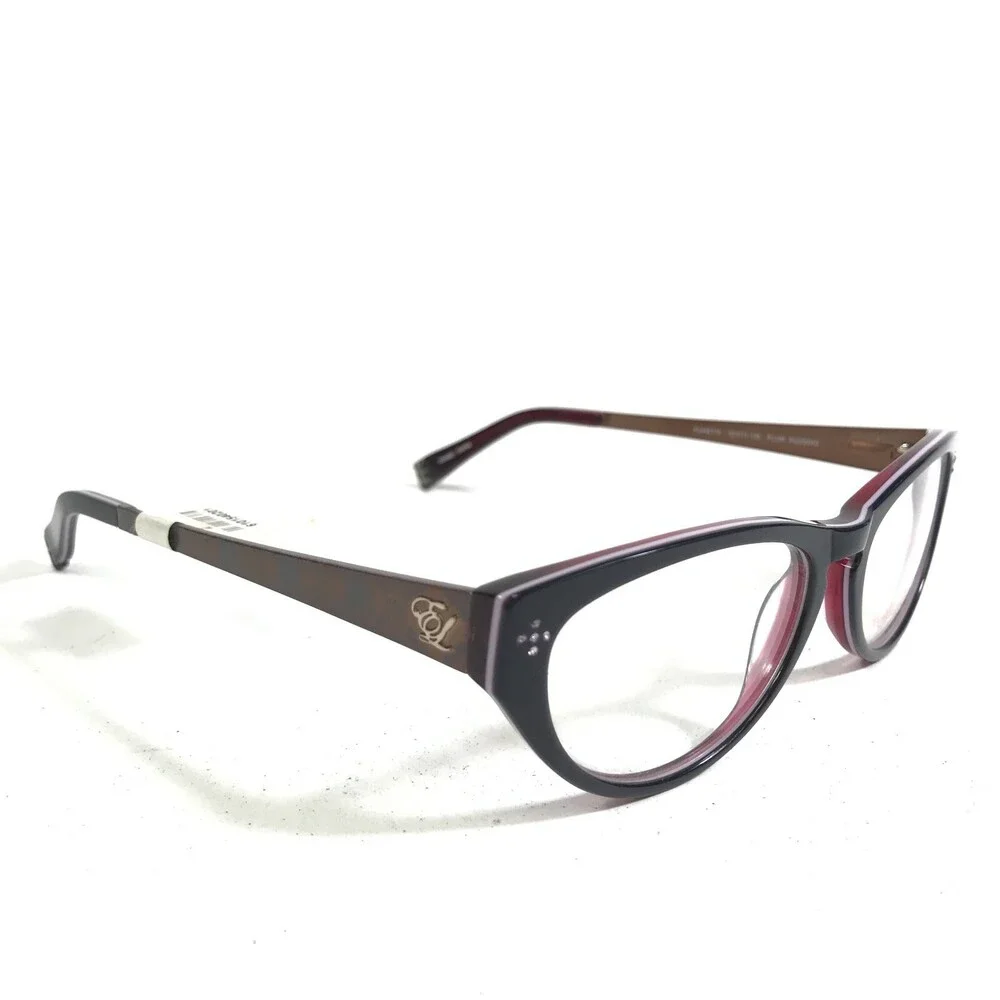 English Laundry ROWETTA PLUM PUDDING Eyeglasses Frames Brown Purple 50-17-135